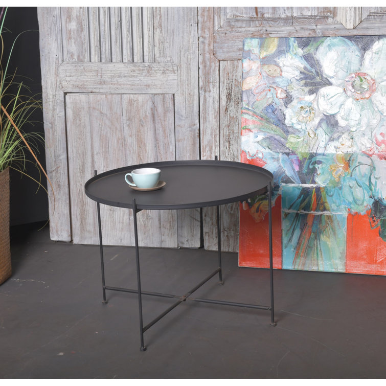 Latitude Run® Tray Metal End Table Wayfair Canada